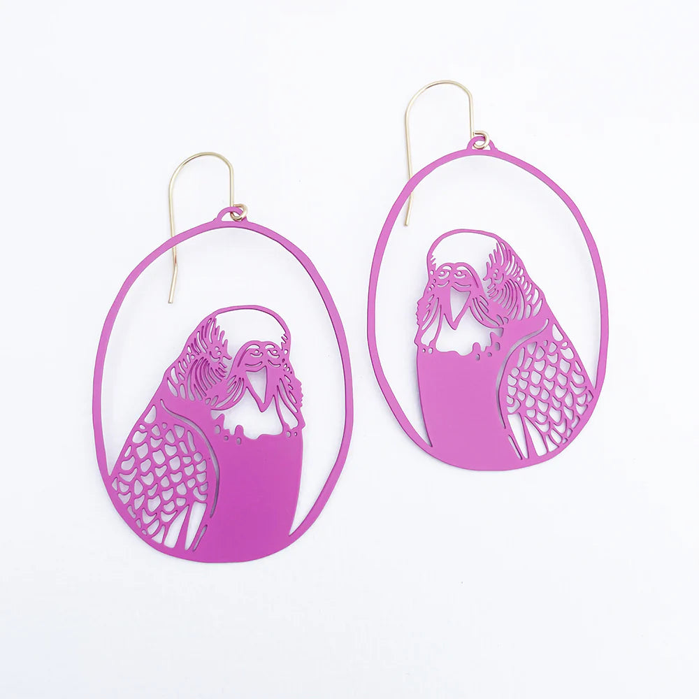 Budgie earrings hotsell