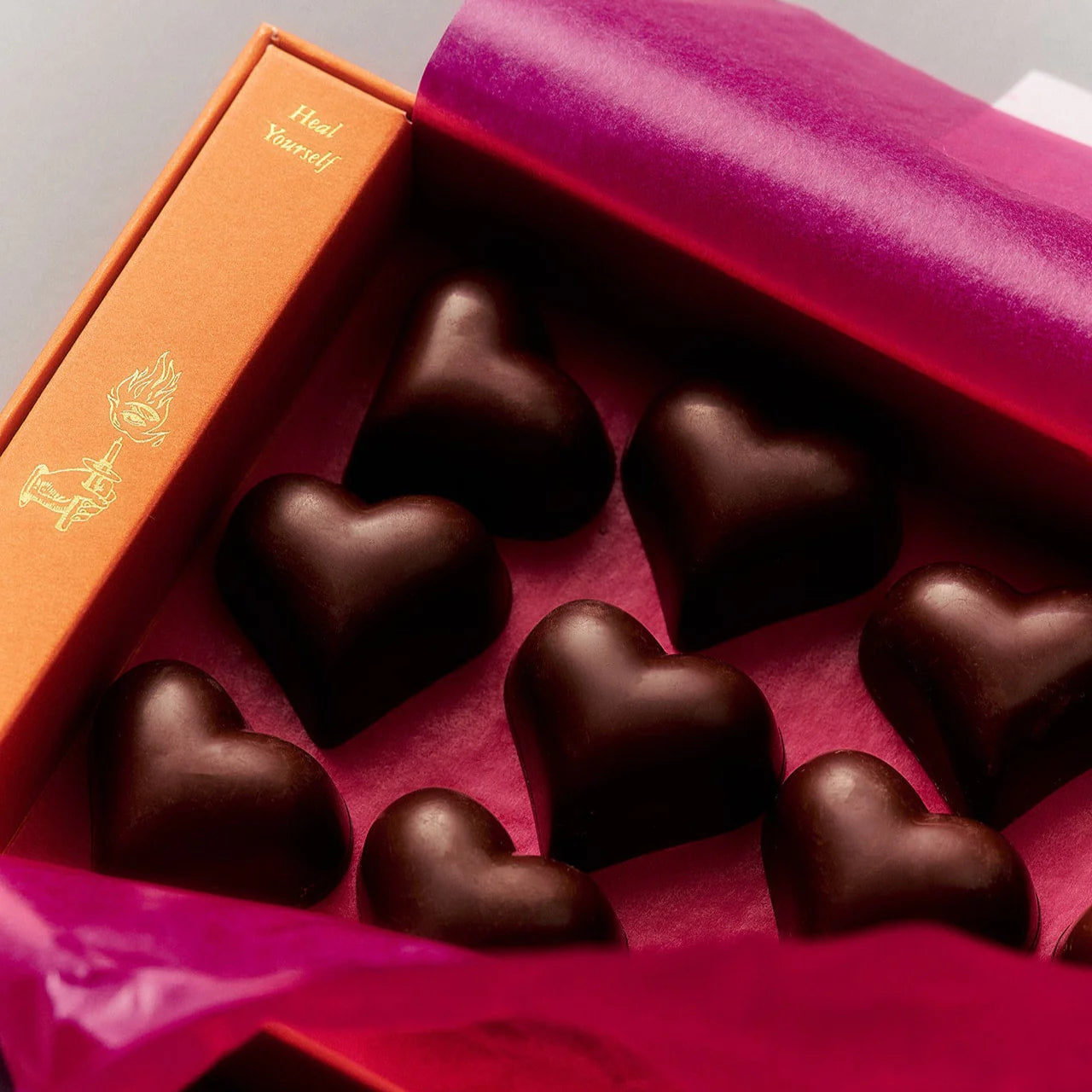 Chilli Chocolate Hearts Box- 330g