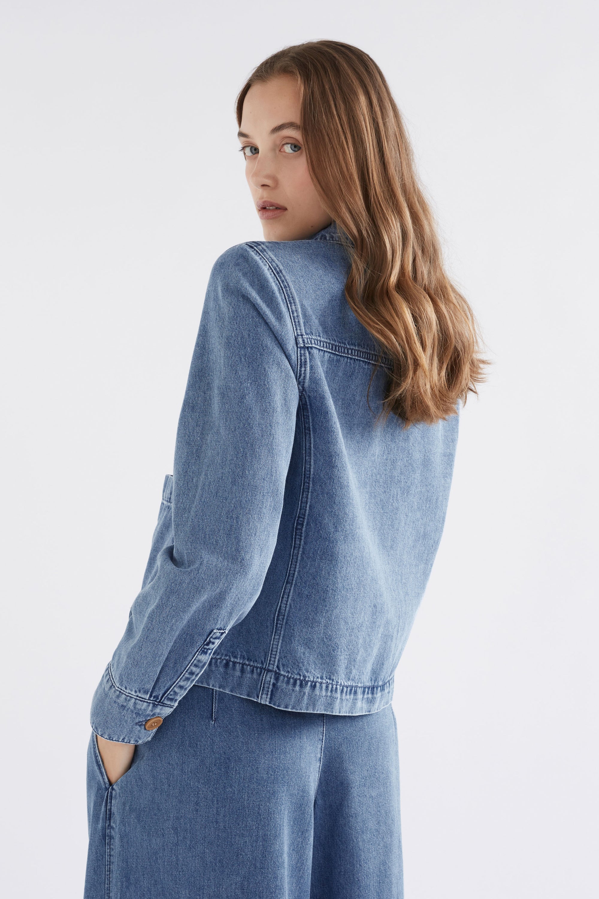 Arbet Denim Jacket- Chambray Blue