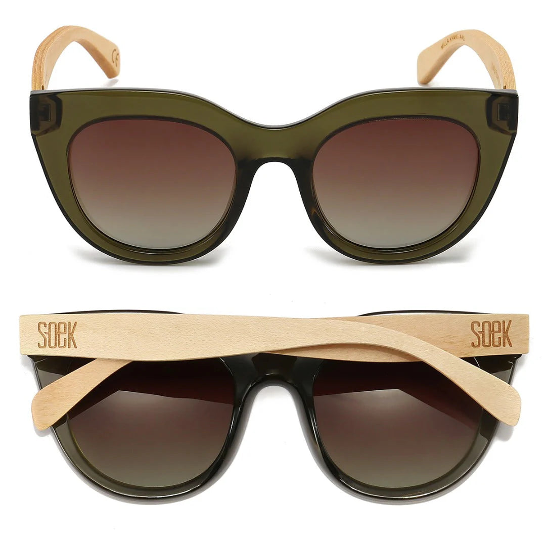 Milla Khaki Polarised Sunglasses