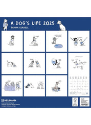 A Dog's Life Wall Calendar 2025