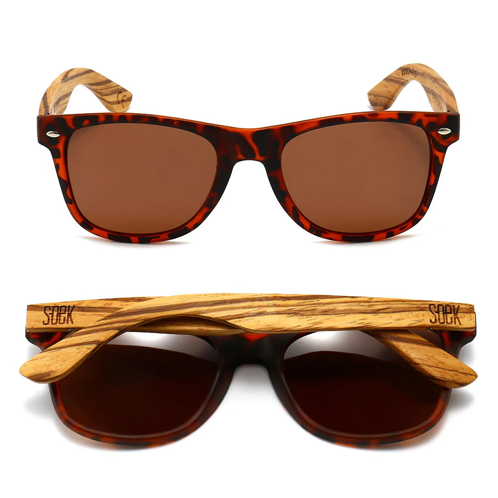 Avoca Walnut Polarised Sunglasses