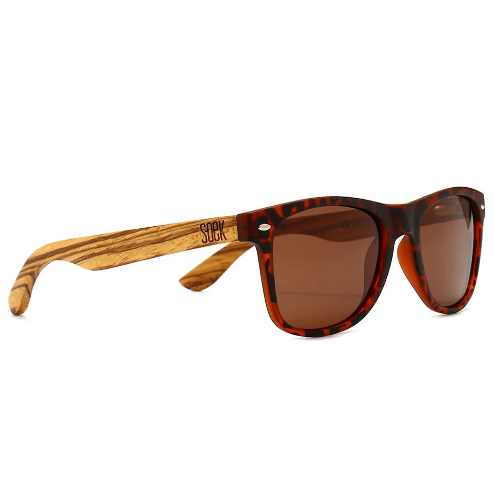 SOEK Polarised Sunglasses Avoca Walnut