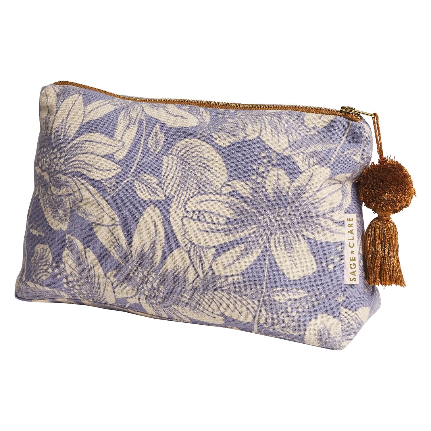 Sage x Clare Amrita Cosmetic Bag- Storm