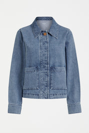 ELK Arbet Denim Jacket-Chambray Blue