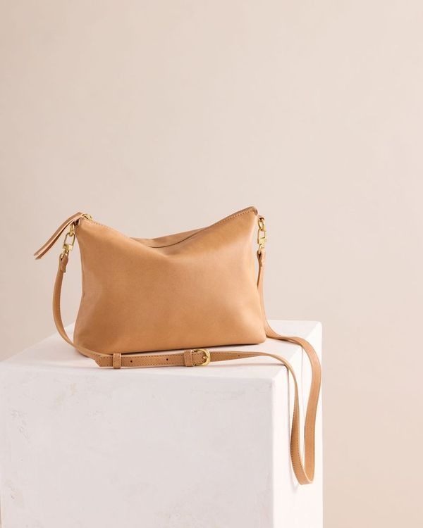 JuJu & Co Augusta Crossbody Bag- Tan