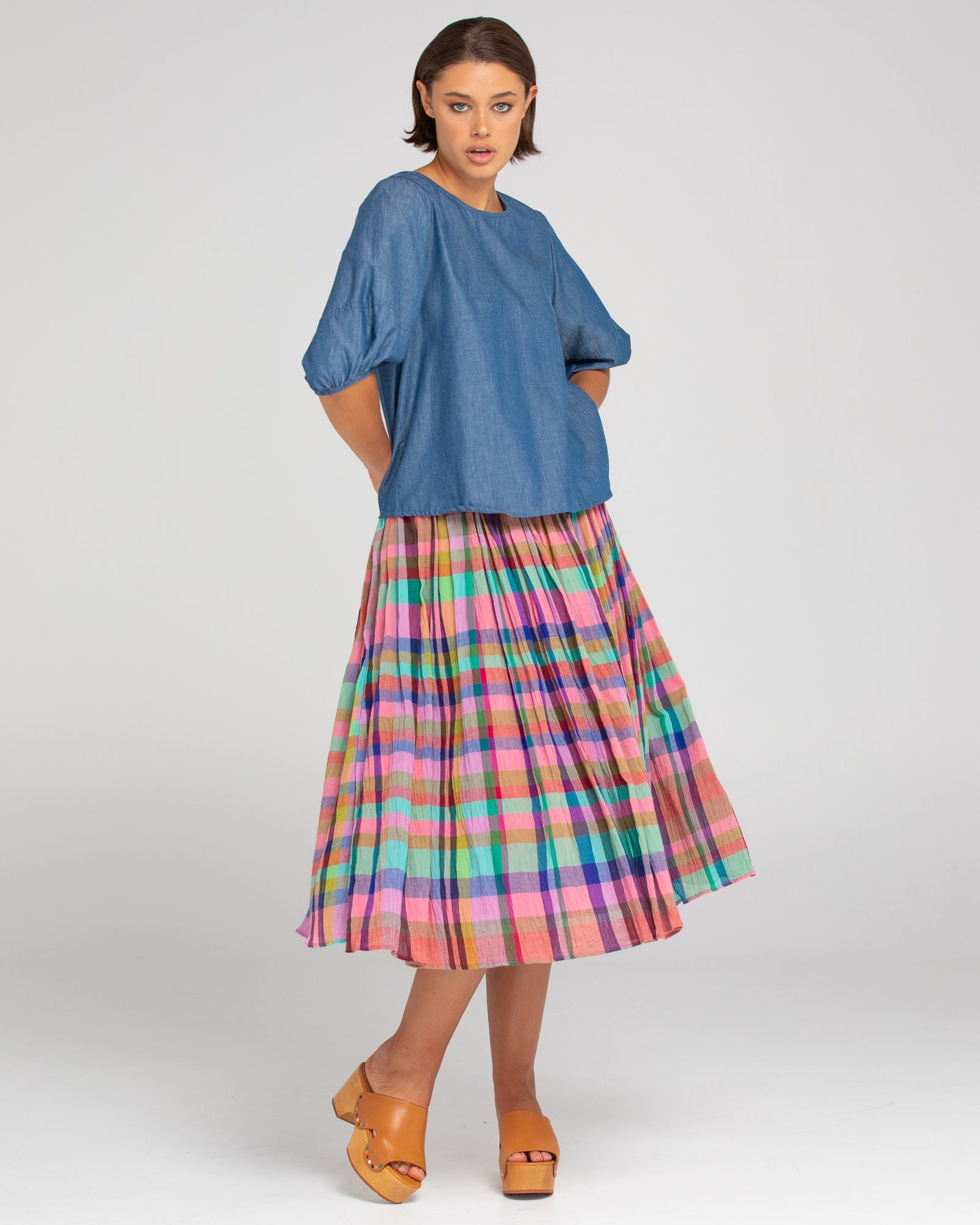 Sami Skirt- Riley Check