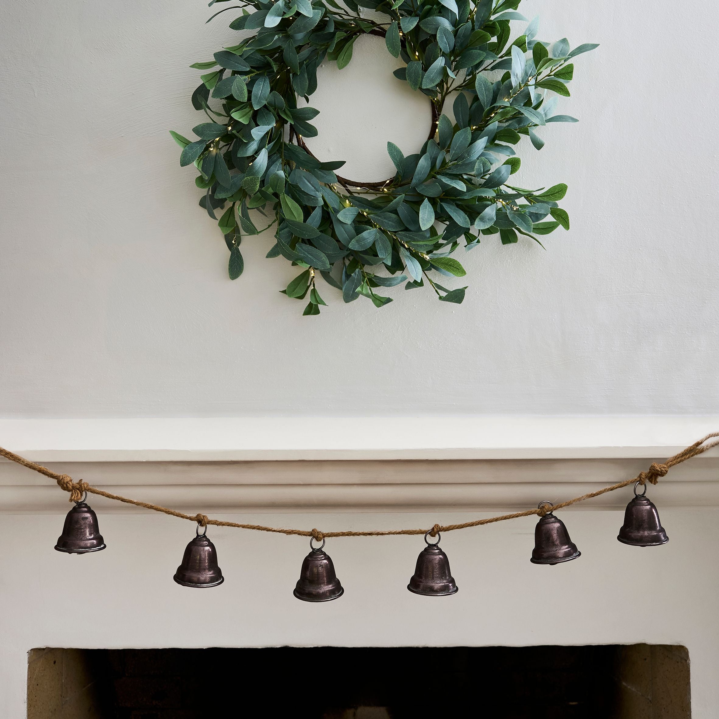 French Country Bell On Strand Pewter