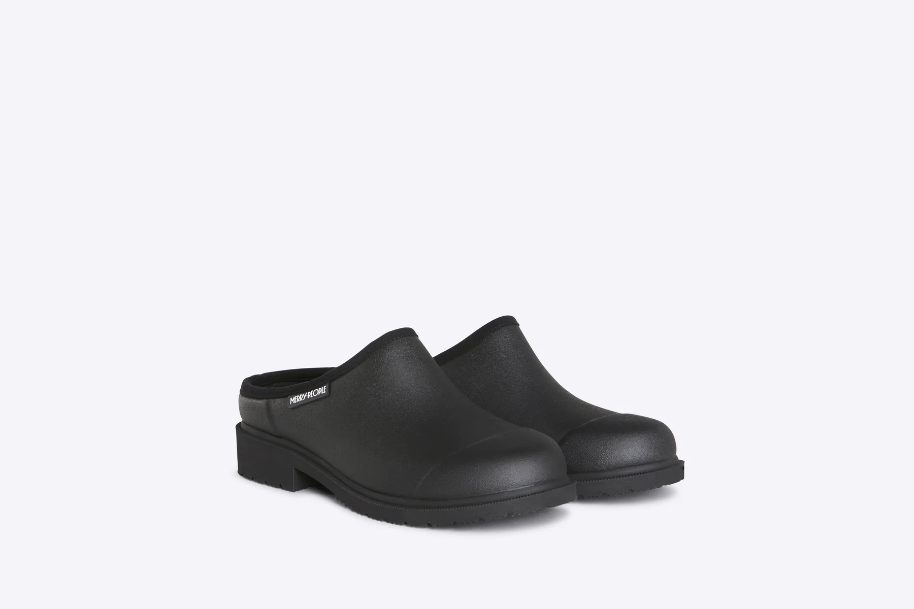 Billie Clog- Black & Black