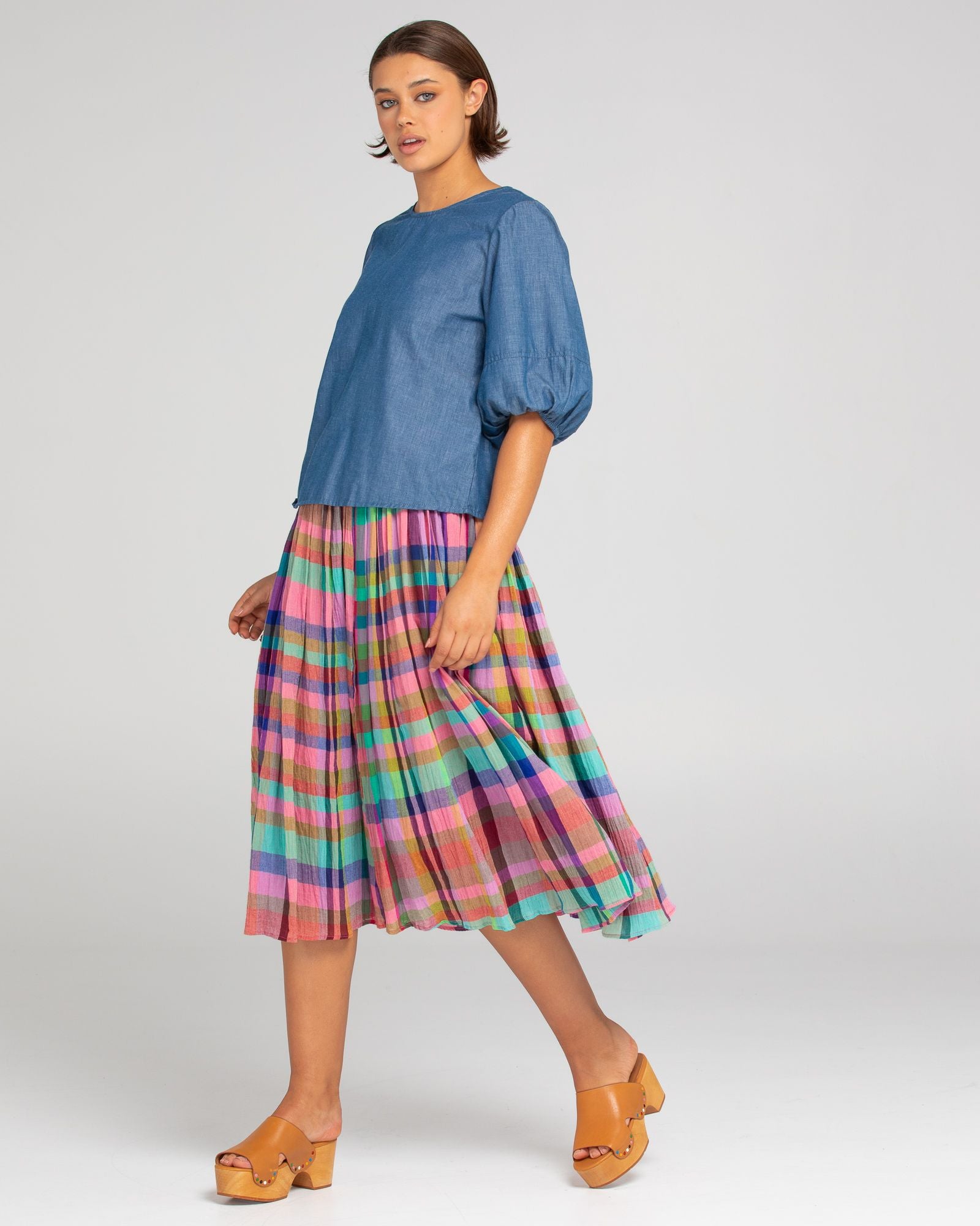 Sami Skirt- Riley Check