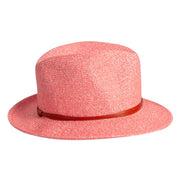 Borsalino Hat with Leather Strap-Rosa