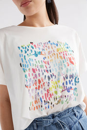 ELK Bruk Tee-Multi Tropea Print