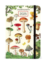 Cavallini & Co 2025 Weekly Planner-Mushrooms