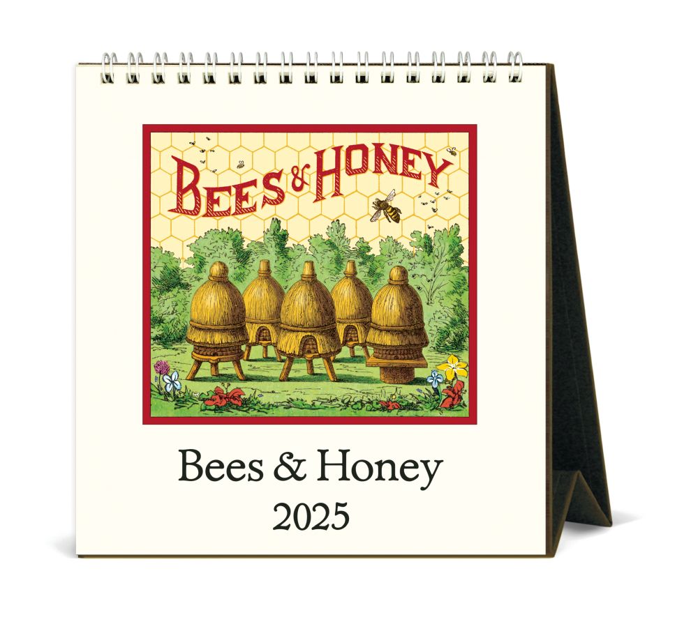 Cavallini & Co 2025 Desk Calendar-Bees & Honey