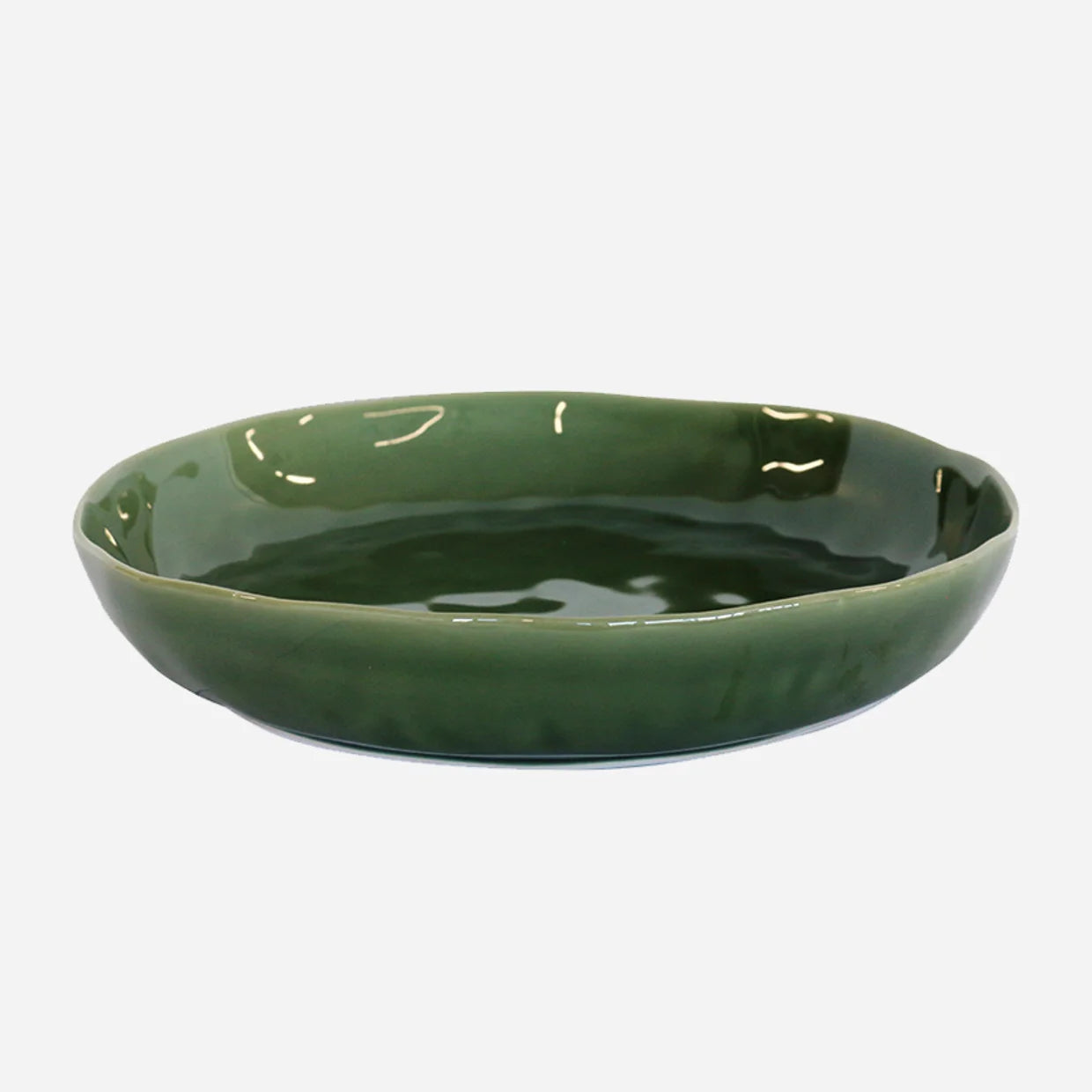 CC Interiors Verde & Ivy Ceramic Platter