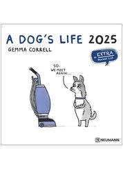 A Dog's Life Wall Calendar 2025