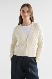 ELK Emmer Cardigan in Oatmeal