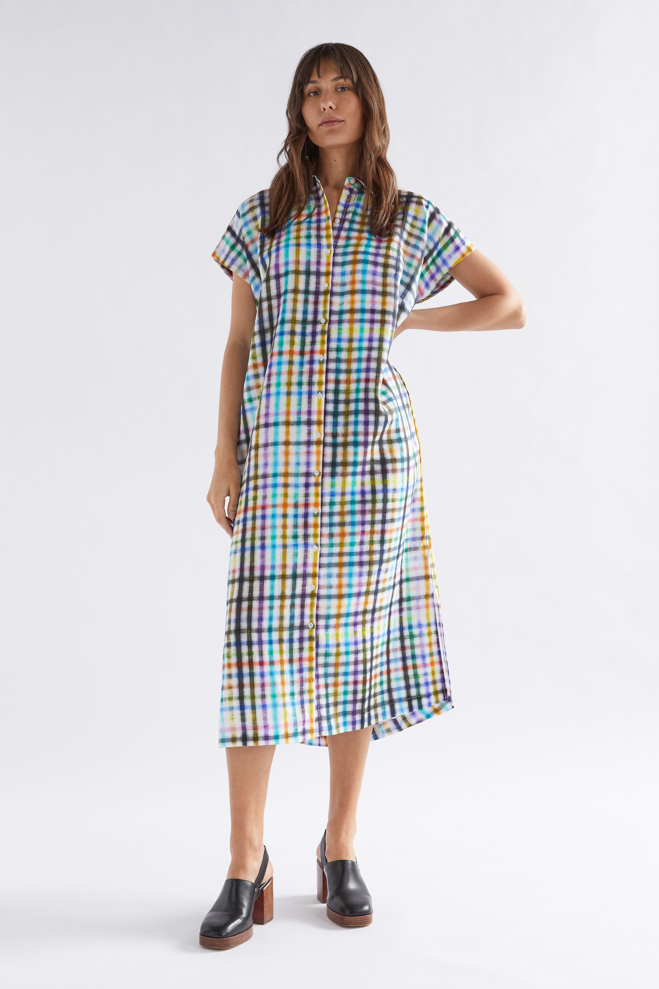 Tilko Shirt Dress- Holja Check