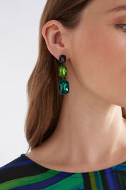 ELK Jule Long Drop Earring in Teal