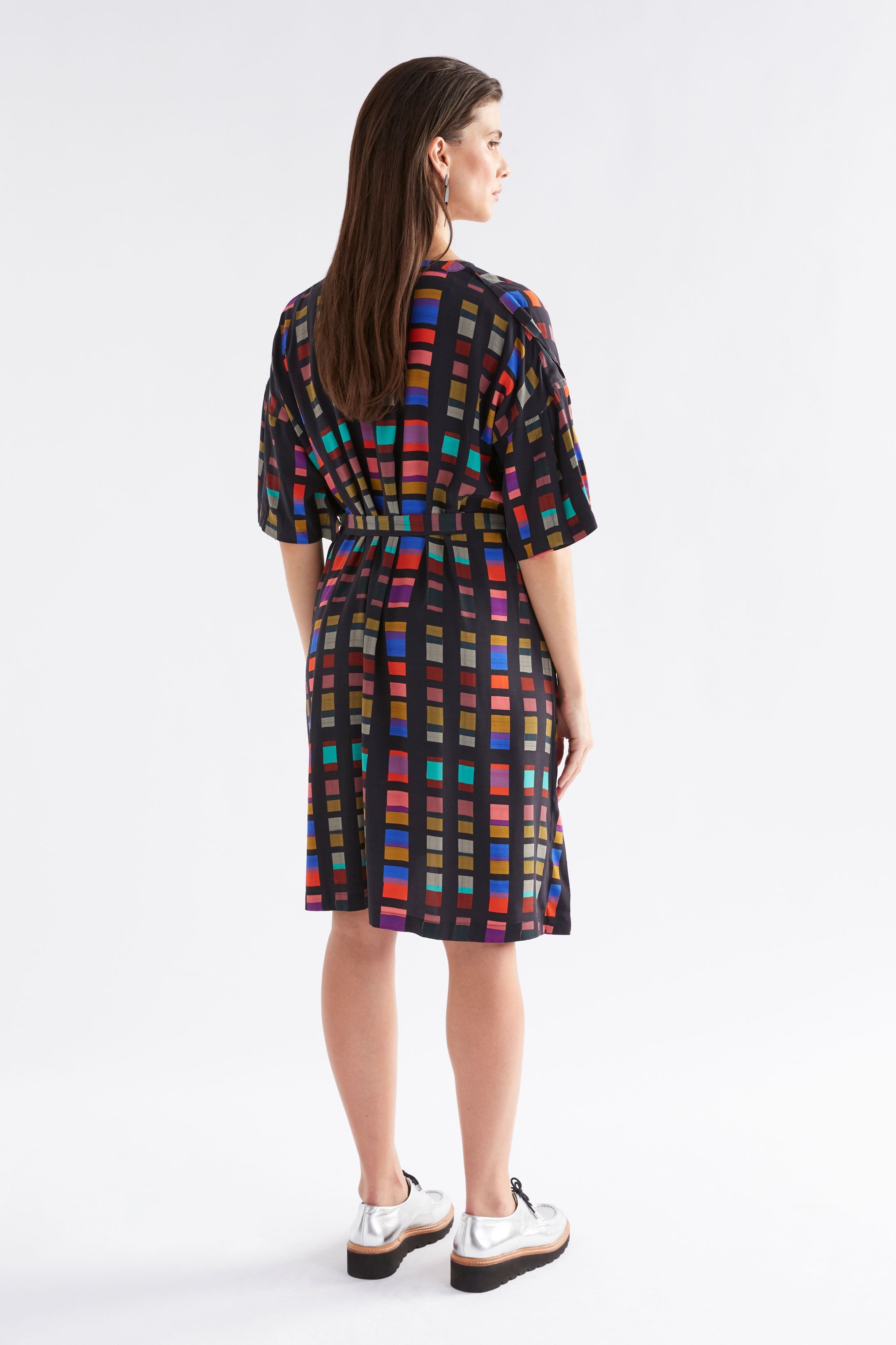 Kira Short Dress- Tesselate Print