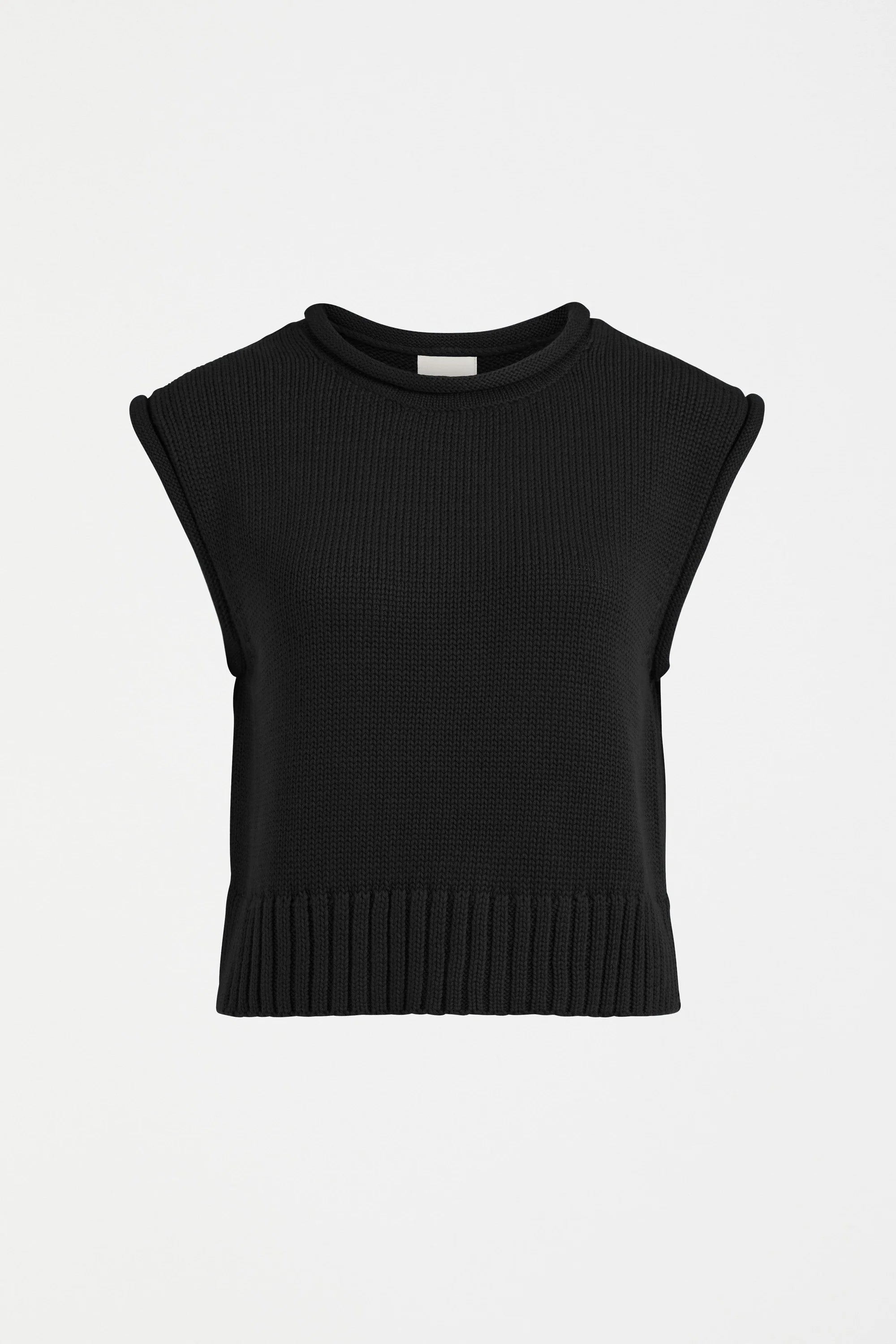 Lunel Knit Vest- Black