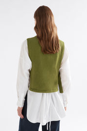 Miraa Cotton Vest- Artichoke