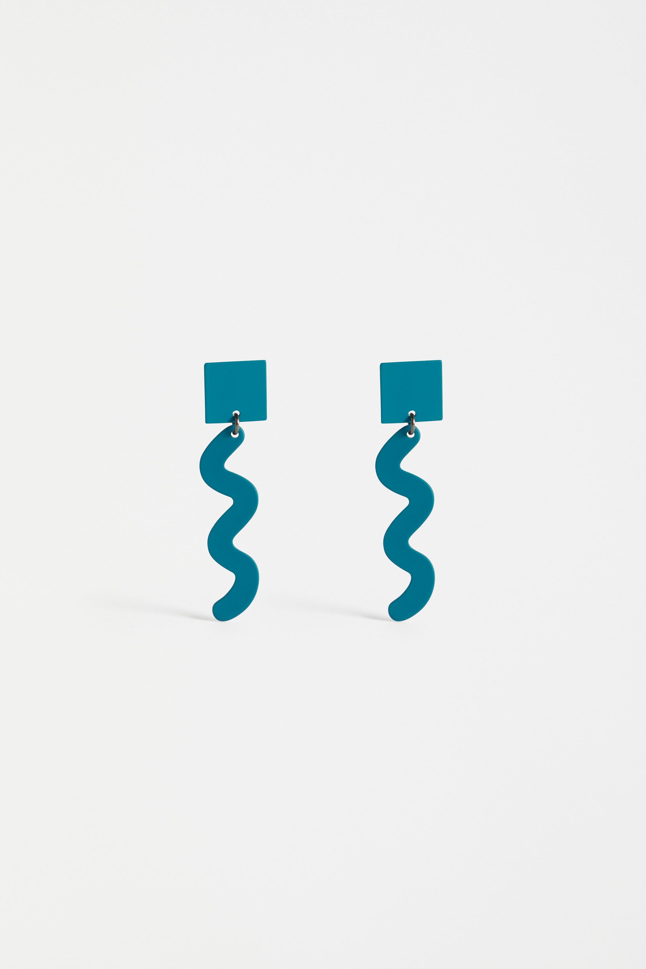 ELK Tilse Drop Earring in Teal