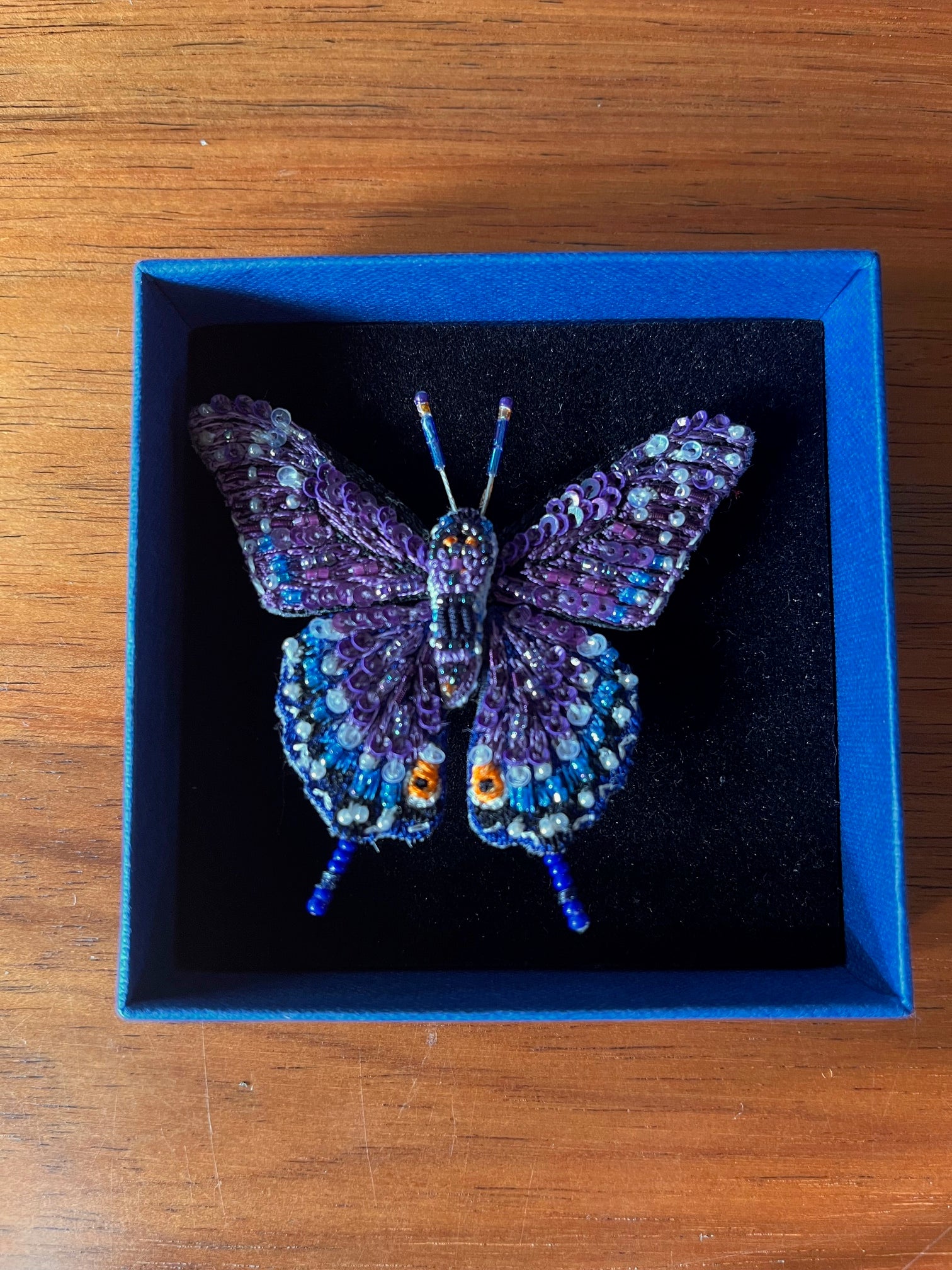 Trovelore Eastern Black Swallowtail Butterfly Brooch