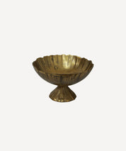 Antique Gold Petal Bowl