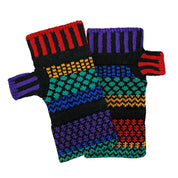 Solmate Socks Fingerless Mittens in Gemstone