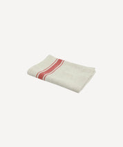 Classic Stripe Linen Tea Towel- Navy Stripe/Red Stripe