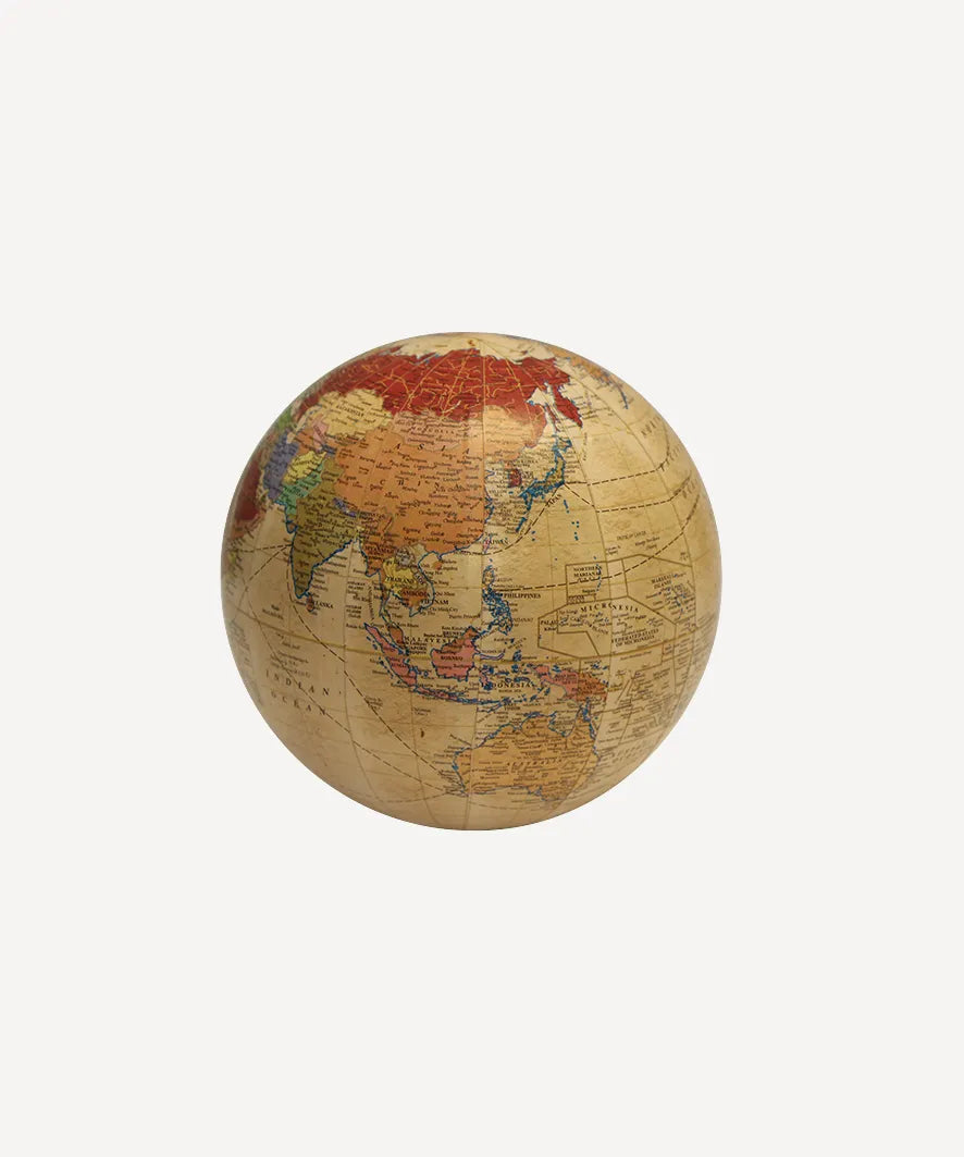 World Globe- Cream- 3 sizes