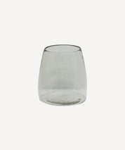 Dappled Clear Glass Vase