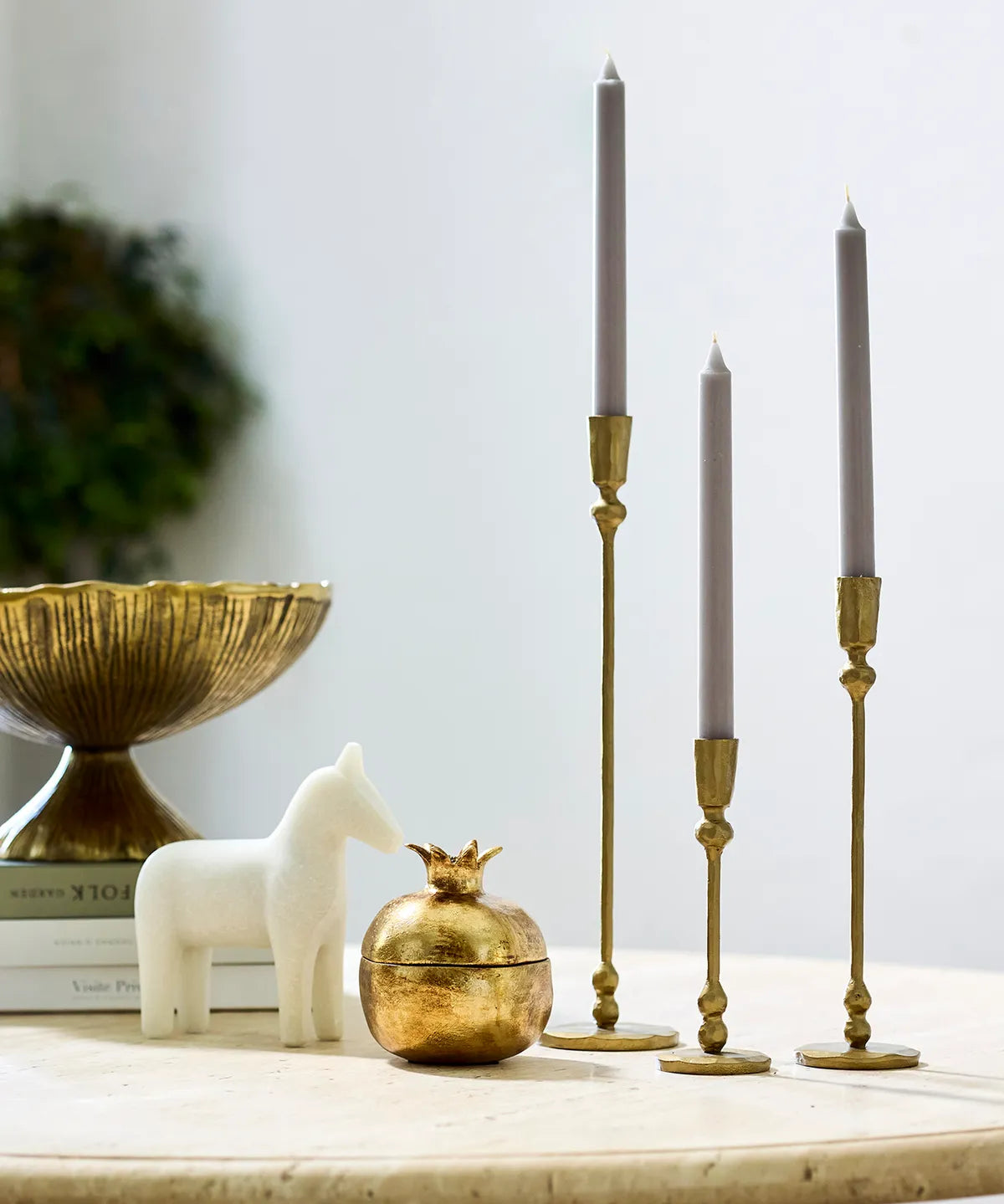 French Country Eddie Gold Candleholders