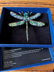 Green Darner Dragonfly Brooch