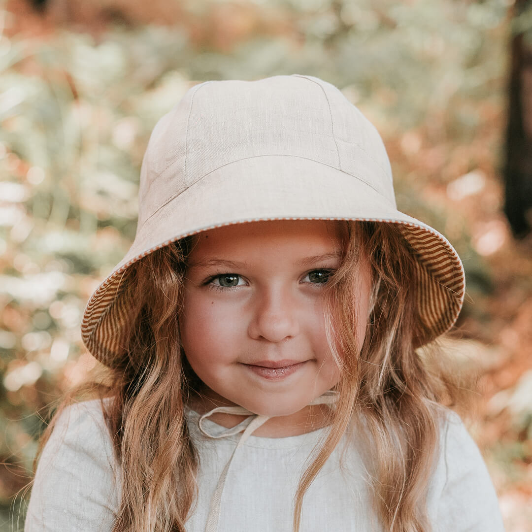 'Wanderer' Reversible Panelled Bucket Hat- Frankie