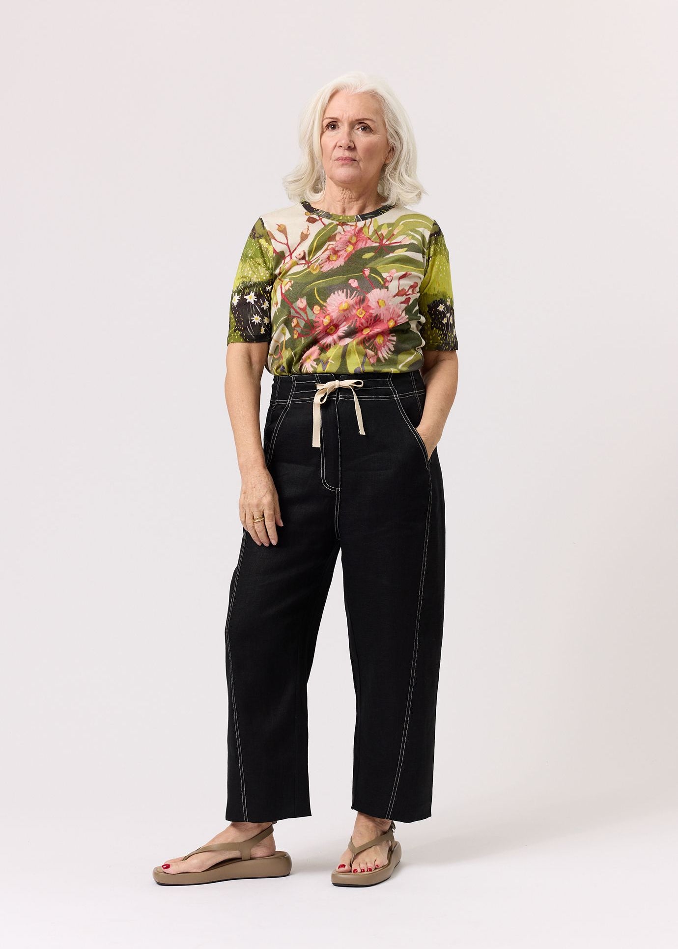 Nancybird Harriet Pant in Black