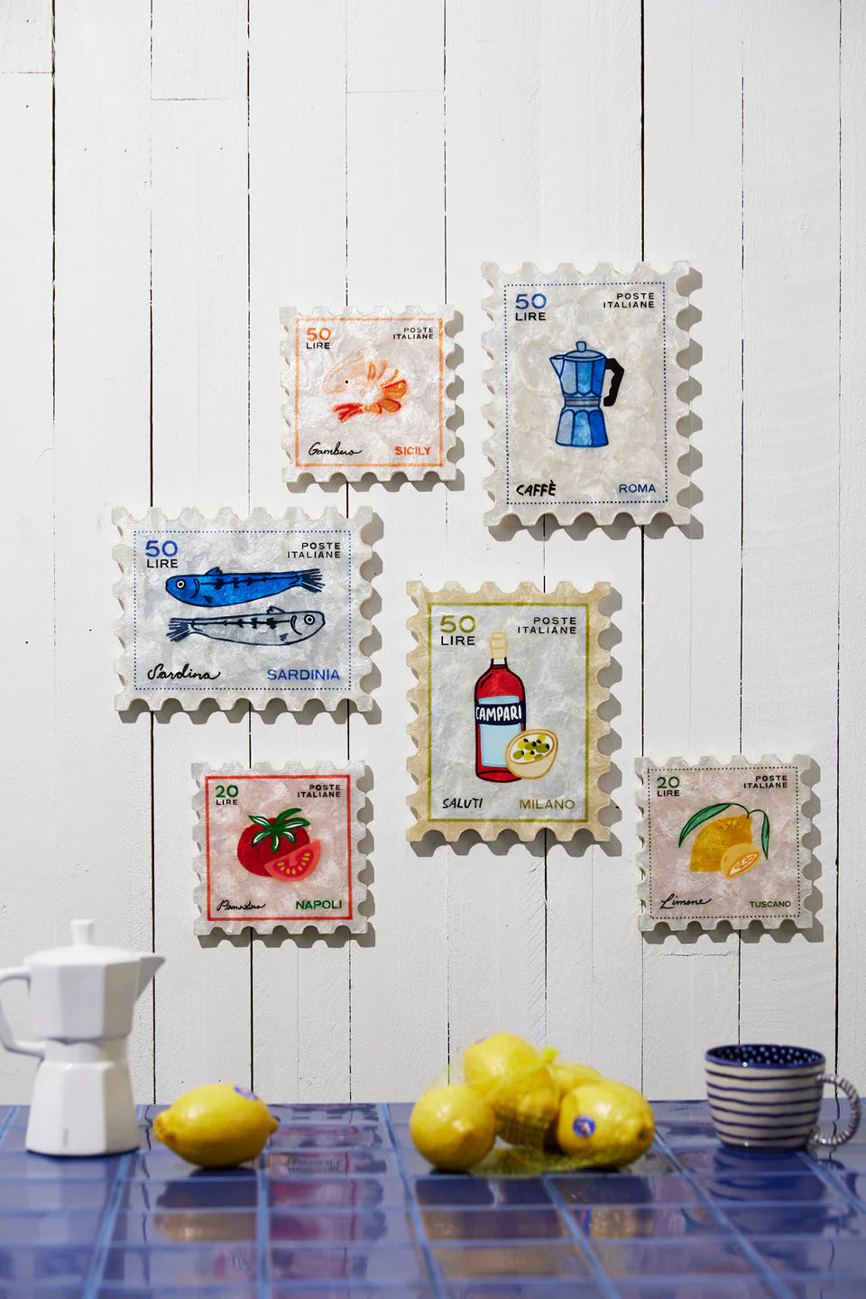 Campari Stamp Wall Art