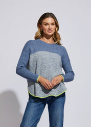 LD & CO Donegal Feature Jumper in Denim