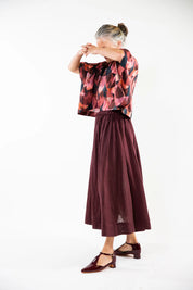 Leilani Skirt- Merlot