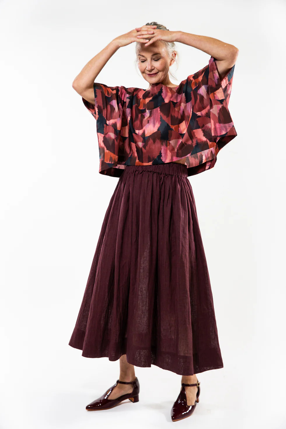 Leilani Skirt- Merlot