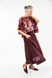 Leilani Skirt- Merlot