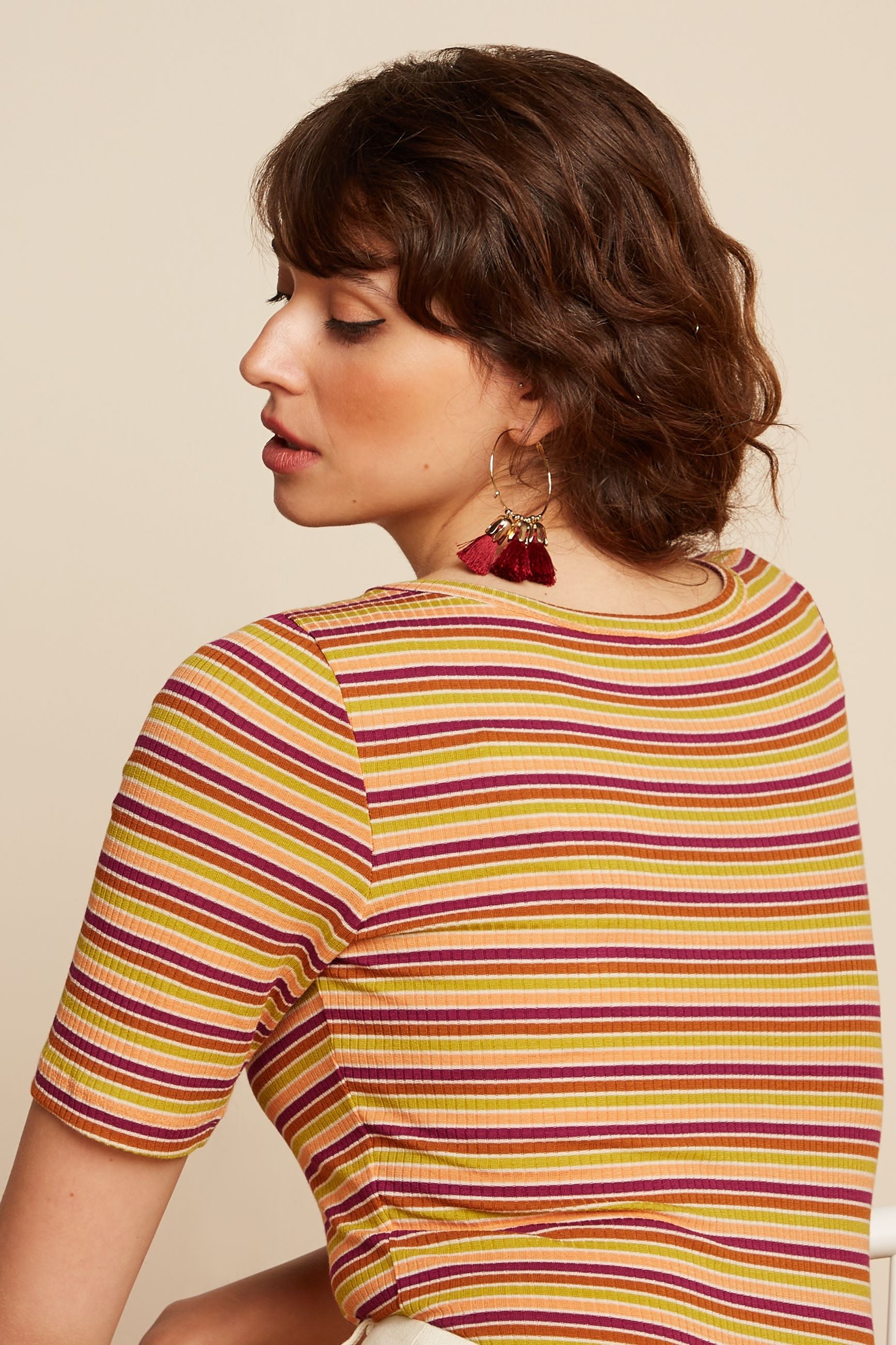 Lily Tee- Cleo Stripe