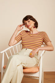 King Louie Lily Tee- Cleo Stripe