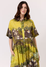 Luma Shirt Dress- Daisy Field