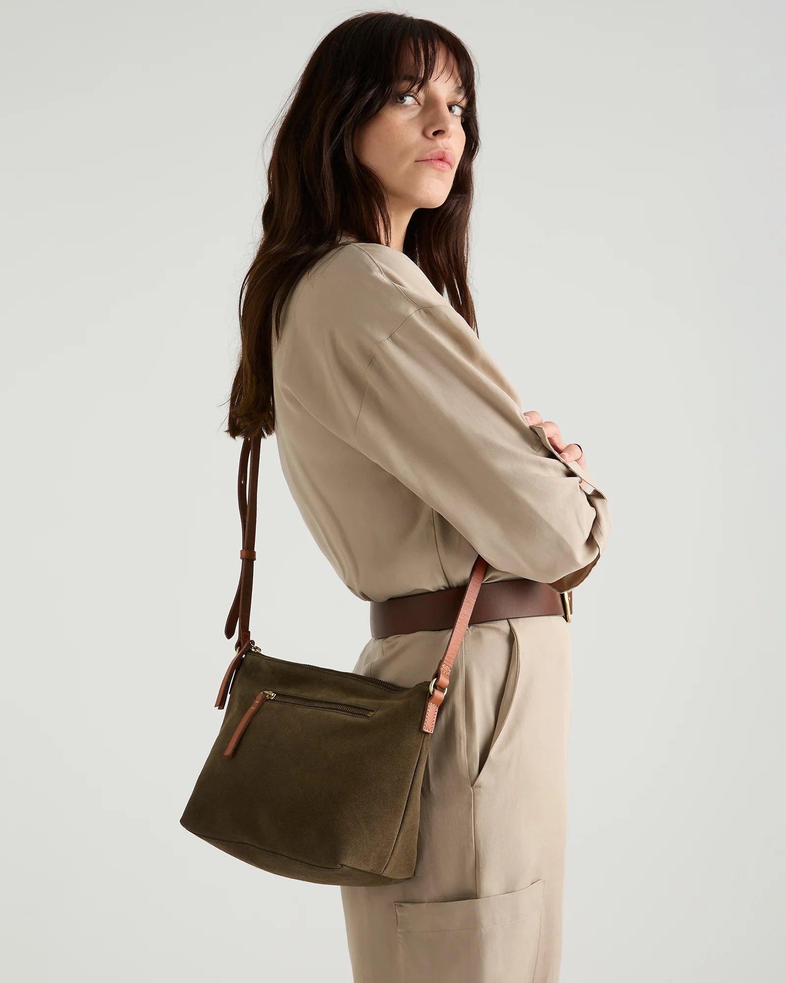 Marlowe Suede Bag