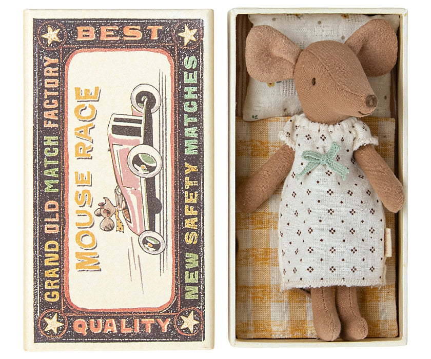Big Sister Brown Mouse in Matchbox