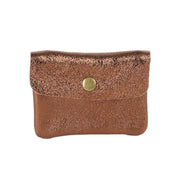 Metallic Leather Coin Purse