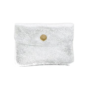 Metallic Leather Coin Purse