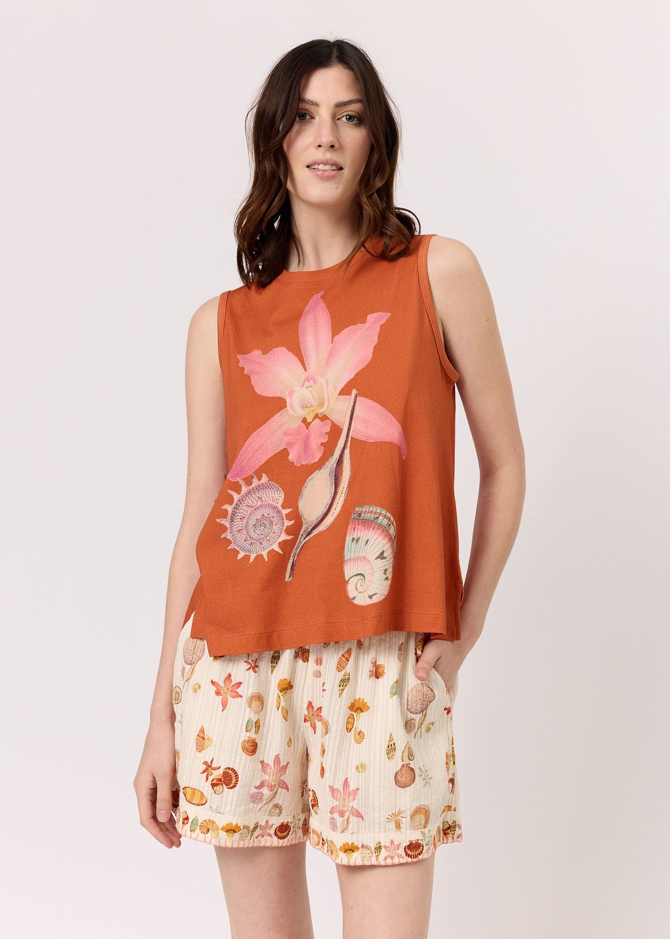 Nancybird Mali Tank n Rust Shell